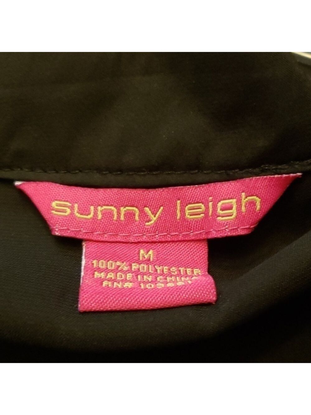 Sunny Leigh Halter Tank Top Blk M NWT Imperial Flower - Picture 7 of 9
